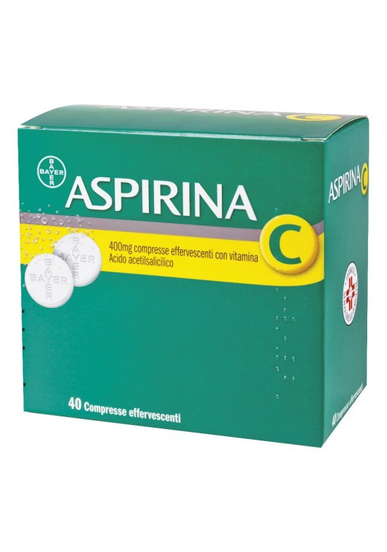 ASPIRINA C 40 Compresse EFF 400+240MG