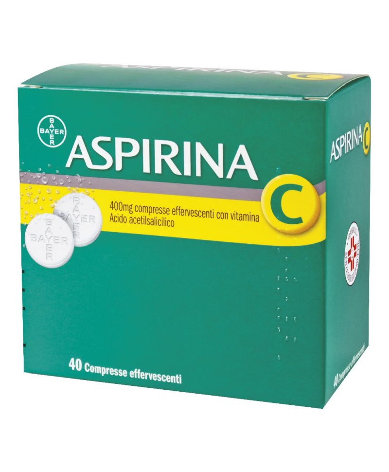 ASPIRINA C 40 Compresse EFF 400+240MG