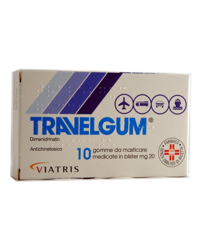 TRAVELGUM 10GOMME MAST 20MG