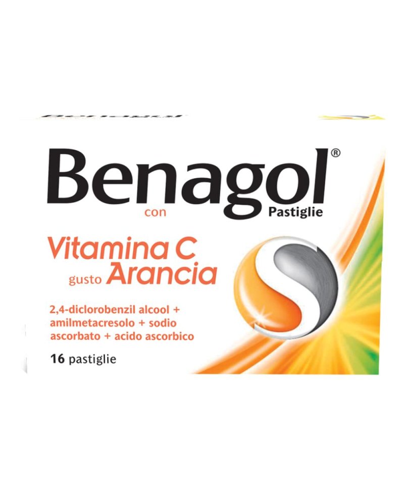 BENAGOL VIT C 16PAST ARANCIA