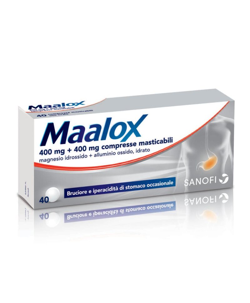 MAALOX 40 Compresse MAST 400MG+400MG