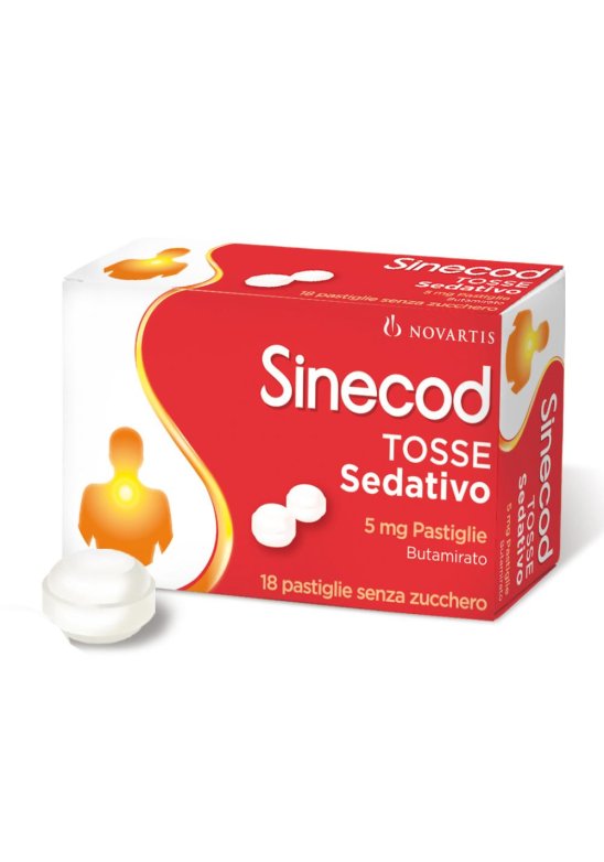 SINECOD TOSSE SED 18PAST 5MG