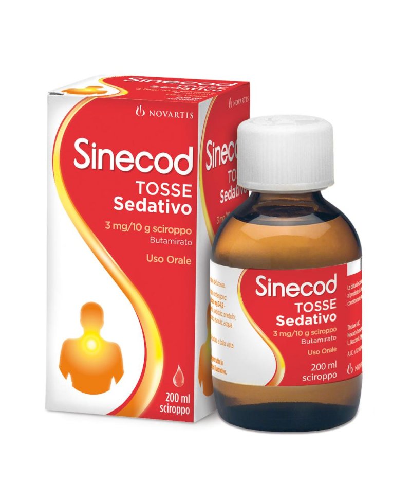 SINECOD TOSSE SED 200ML3MG/10G