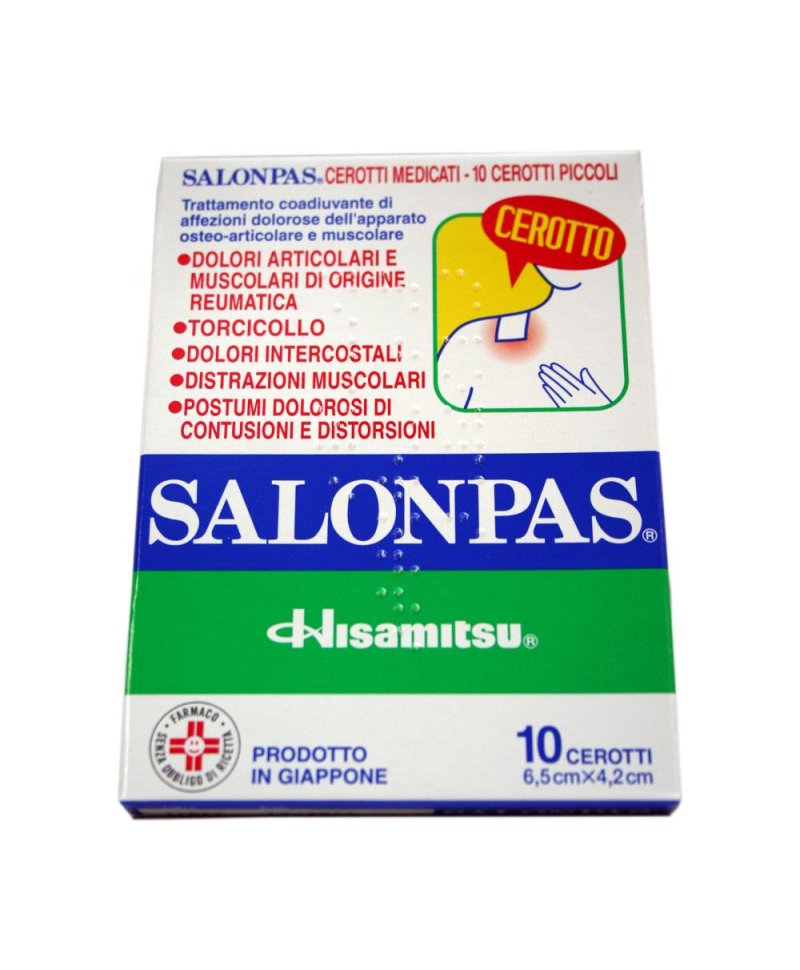 SALONPAS 10CER MEDIC 6,5x4,2CM