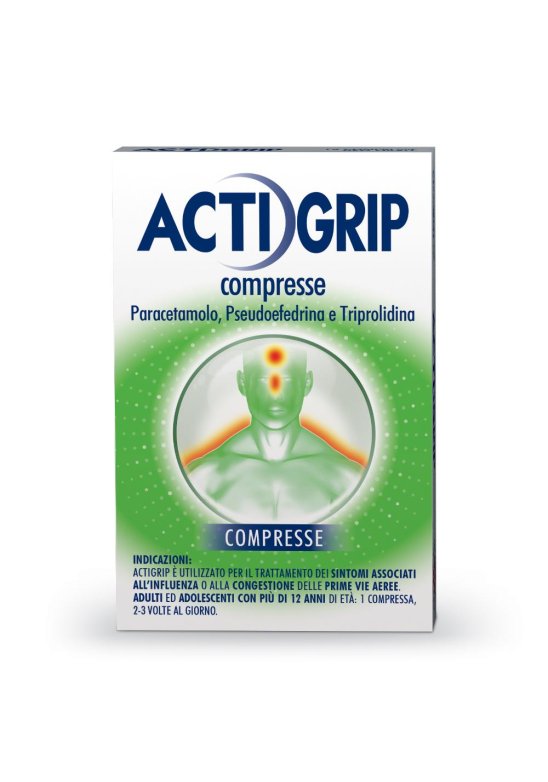 ACTIGRIP 12 Compresse 2,5+60+300MG