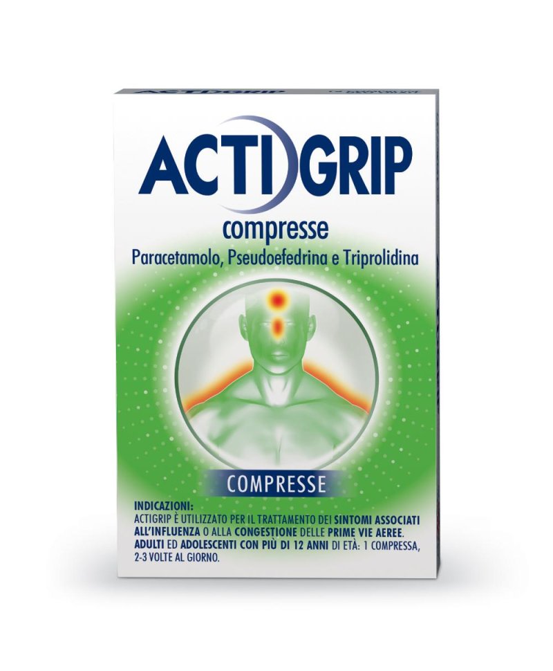 ACTIGRIP 12 Compresse 2,5+60+300MG