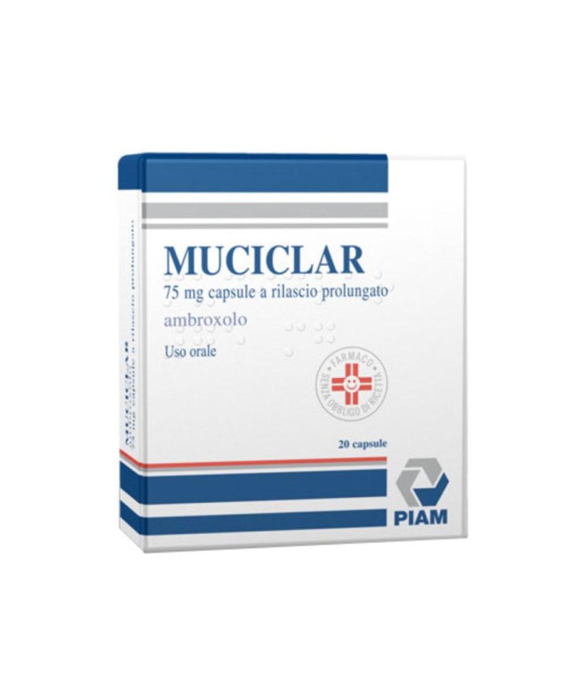 MUCICLAR 20 Capsule 75MG RP