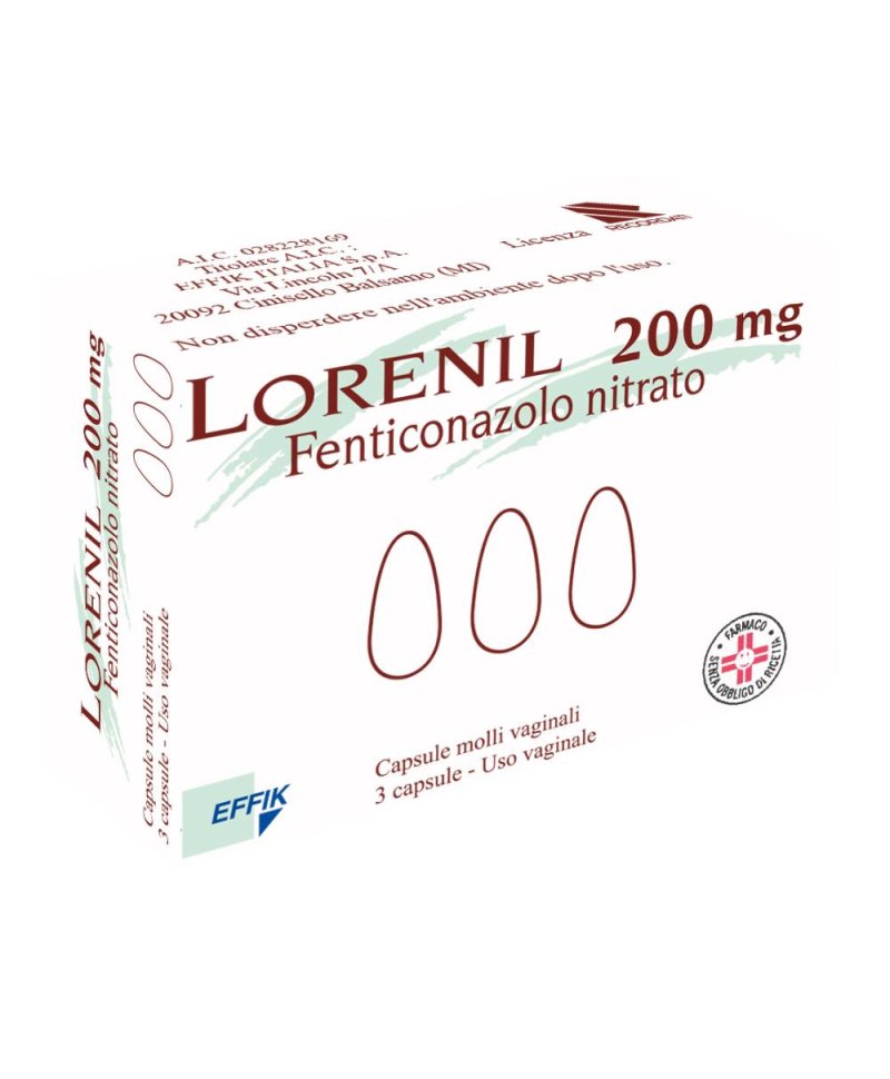 LORENIL 3 Capsule MOLLI VAG 200MG