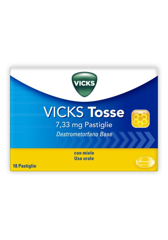 VICKS TOSSE 18PASTL 7,33MG MIE