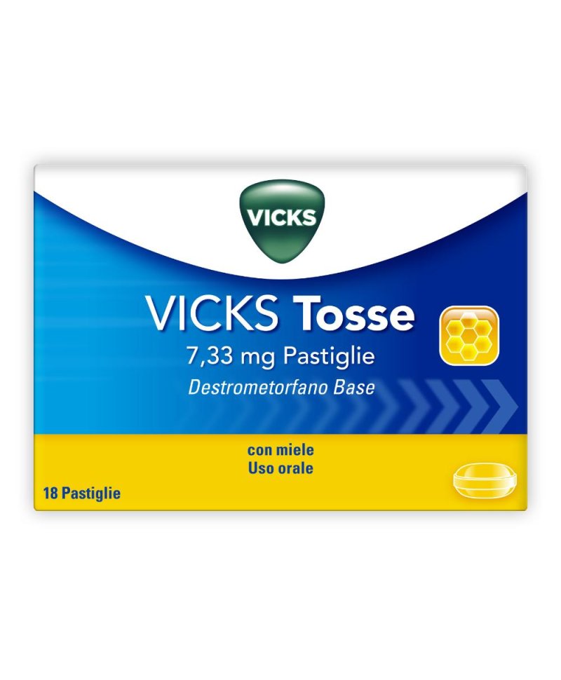 VICKS TOSSE 18PASTL 7,33MG MIE