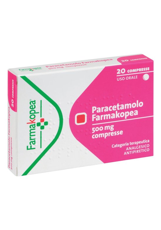 PARACETAMOLO FARM 20 Compresse 500MG