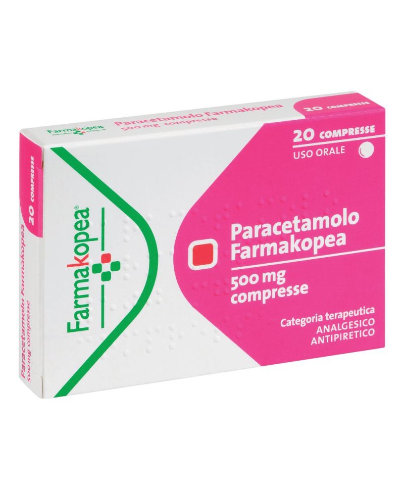 PARACETAMOLO FARM 20 Compresse 500MG