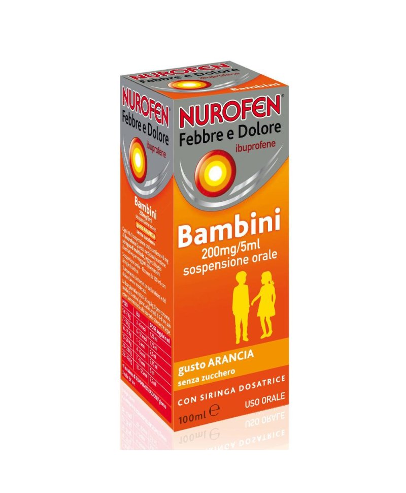 NUROFEN FEBBRE D 200MG/5ML ARA