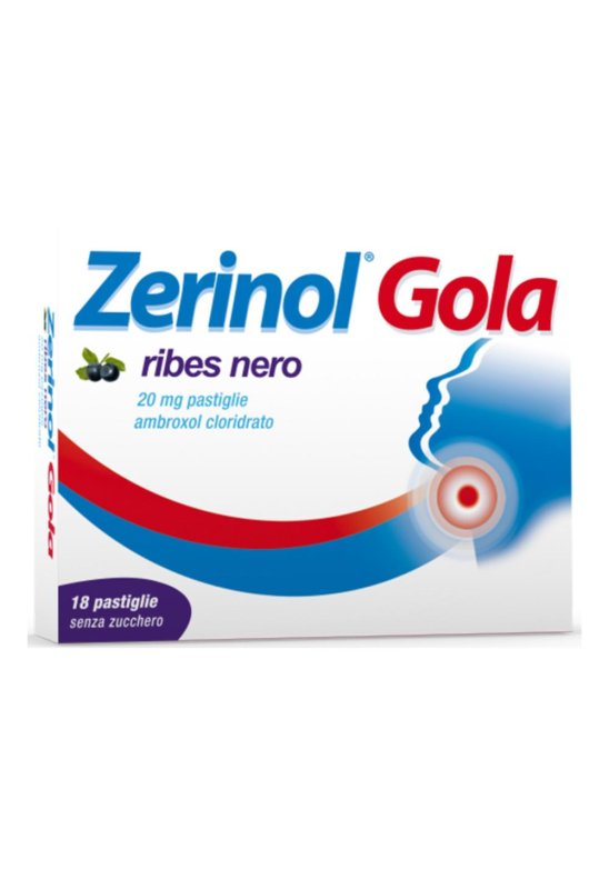 ZERINOL GOLA RIBES 18PAST 20MG