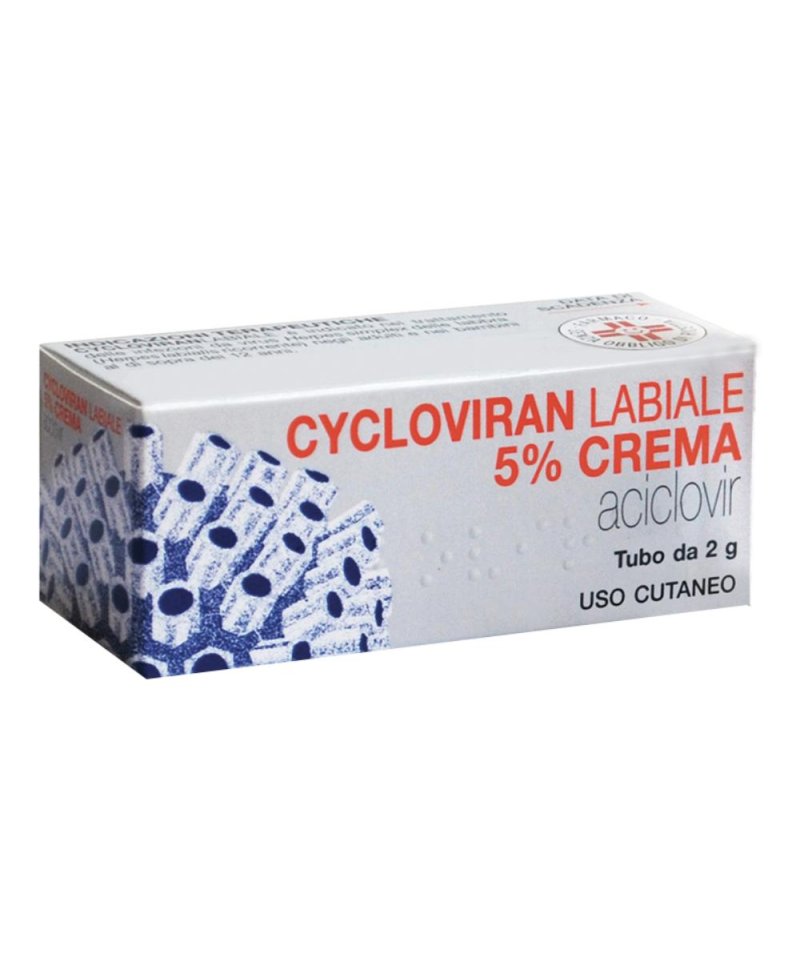 CYCLOVIRAN LABIALE CREMA 2G 5%