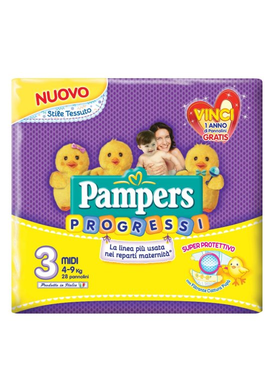 PAMPERS PROGRESSI SENS MIDI28P