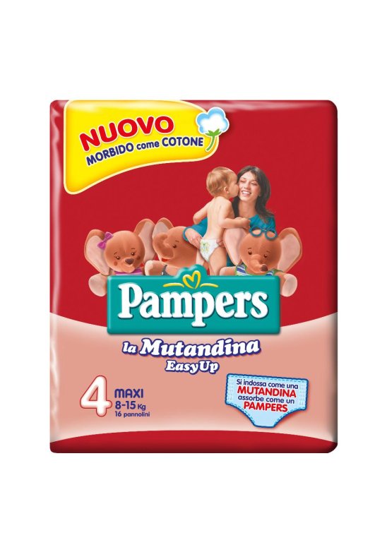 PAMPERS PANN EASY UP MAXI BS16