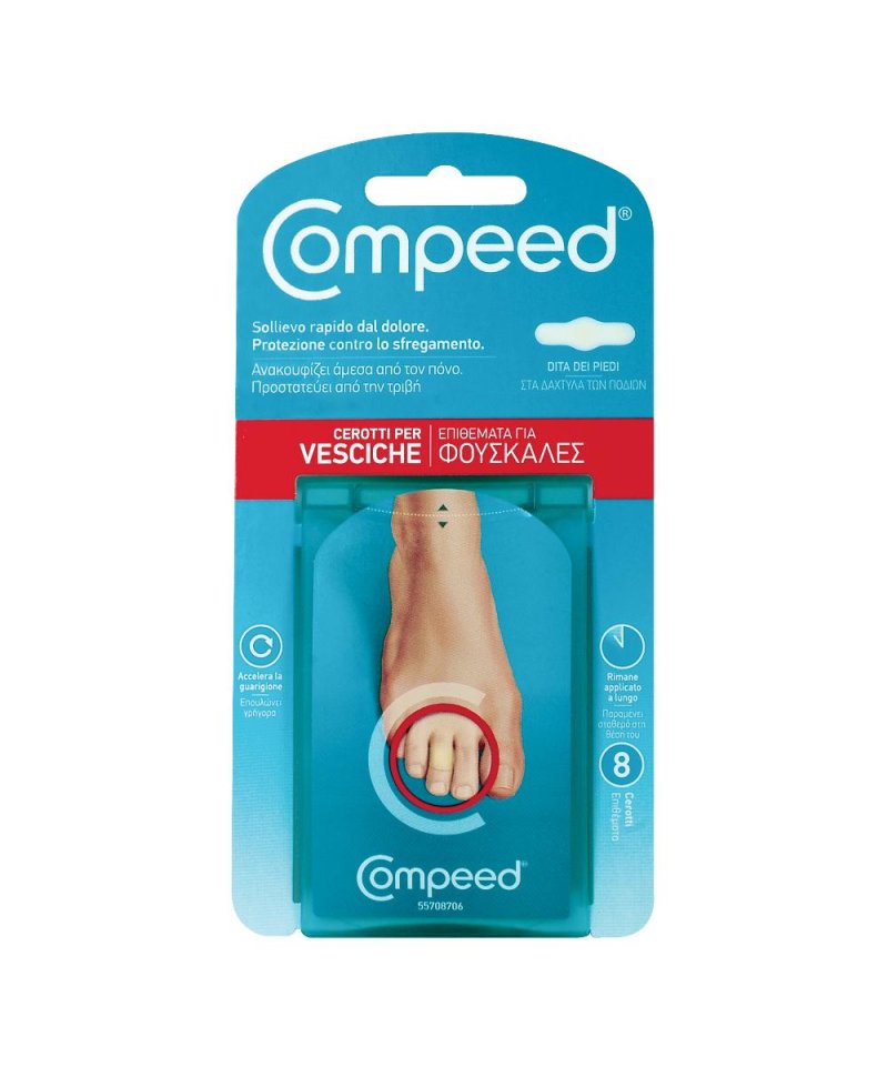 COMPEED VESCICHE DITA PIEDI 8P