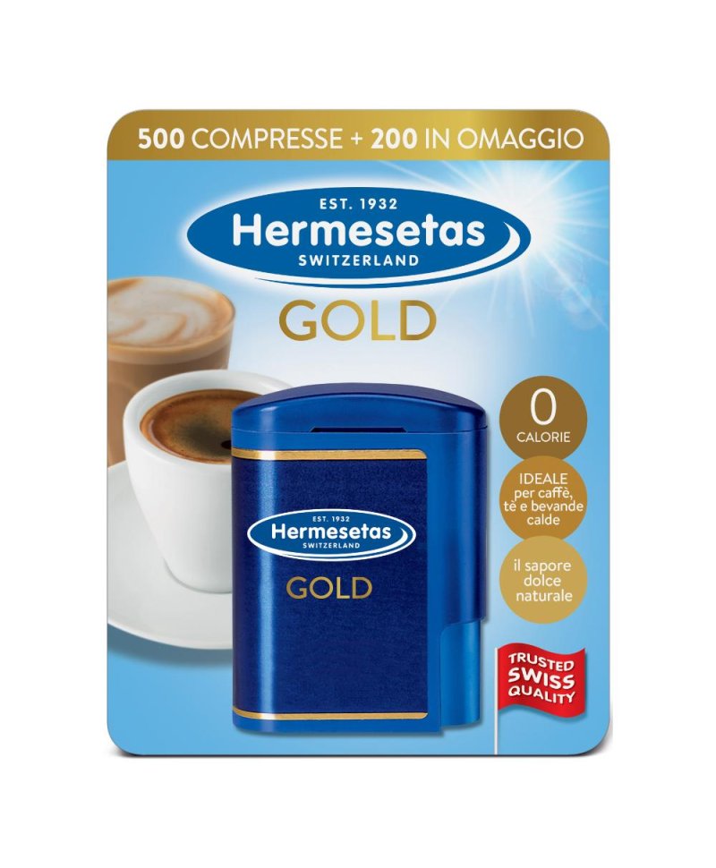 HERMESETAS GOLD 500+200 Compresse