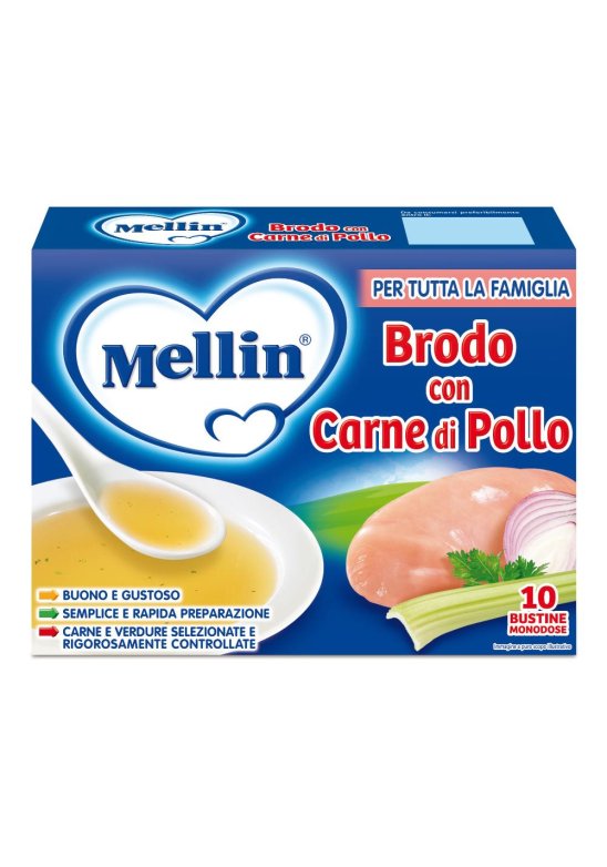 MELLIN BRODO POLLO 10X5G