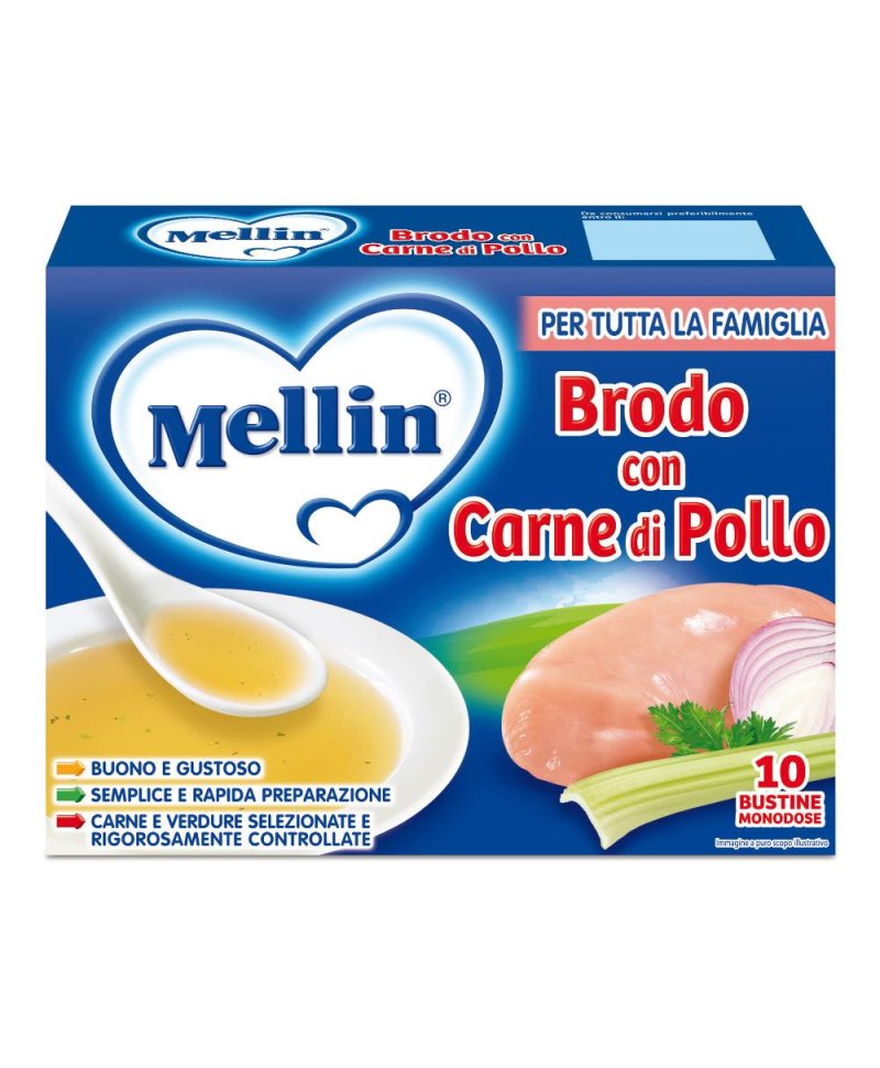 MELLIN BRODO POLLO 10X5G