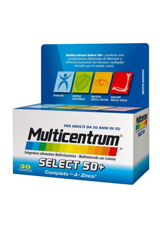 MULTICENTRUM SELECT 50+ 30 Compresse