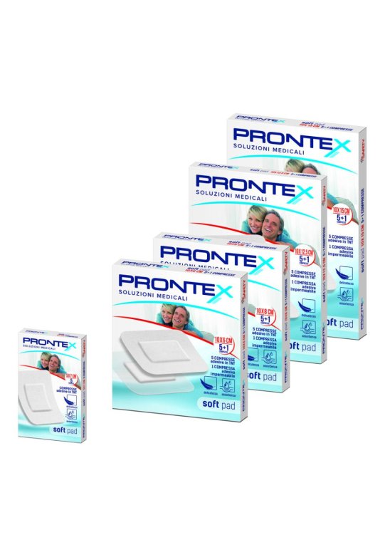 GARZA PRONTEX SOFT 5X7CM 5PZ