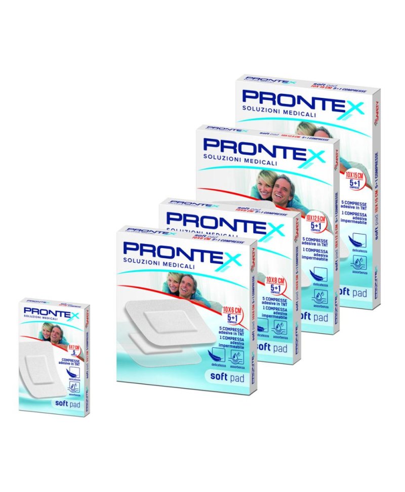 GARZA PRONTEX SOFT 5X7CM 5PZ