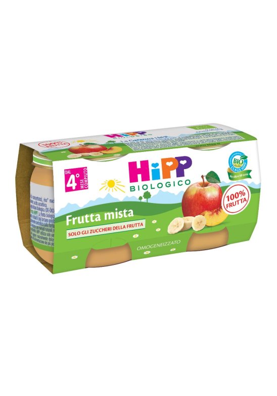 HIPP BIO OMOG FRUTTA/CRL2X125G