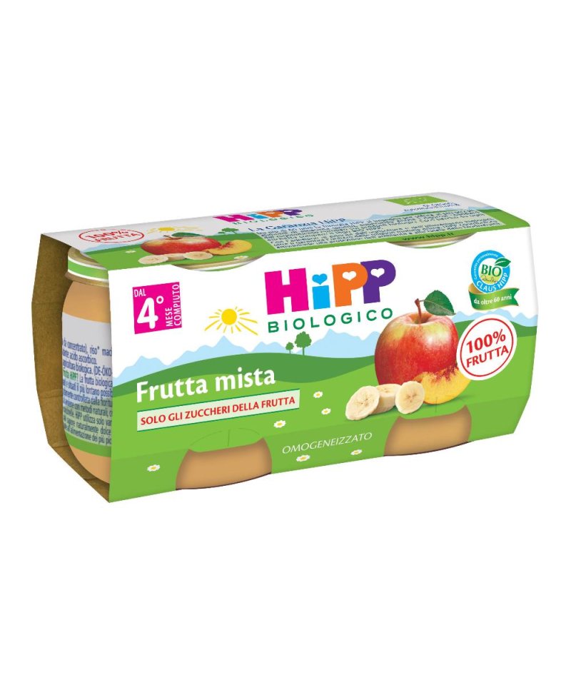 HIPP BIO OMOG FRUTTA/CRL2X125G