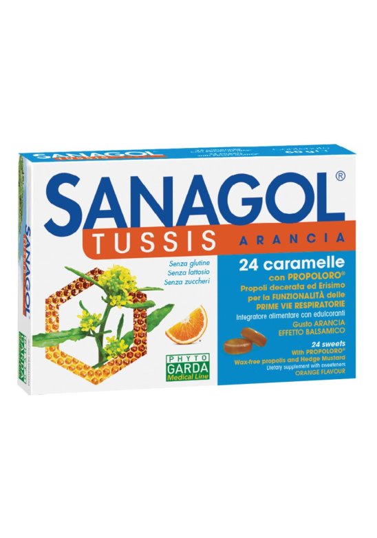 SANAGOL TUSSIS ARANCIA 24CAR