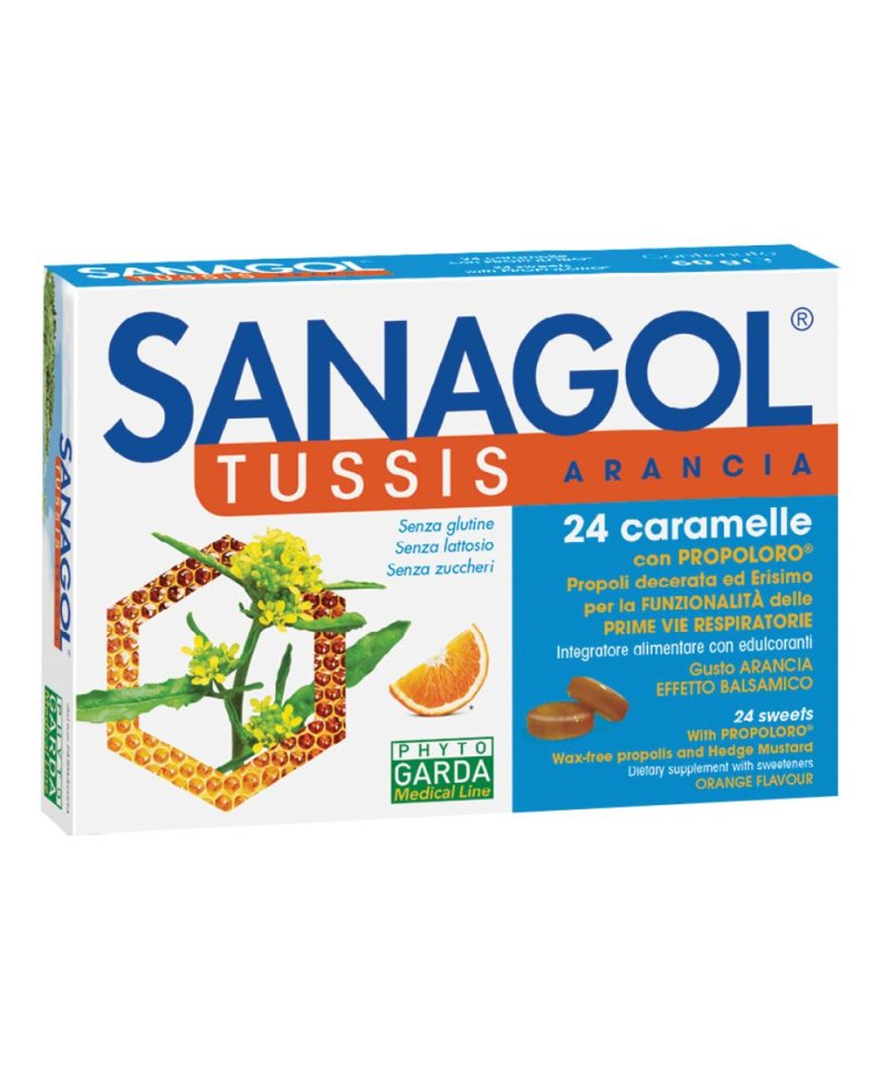 SANAGOL TUSSIS ARANCIA 24CAR