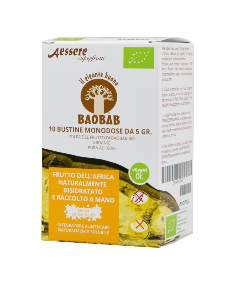 BAOBAB AESSERE POLPA BIO 10X5G