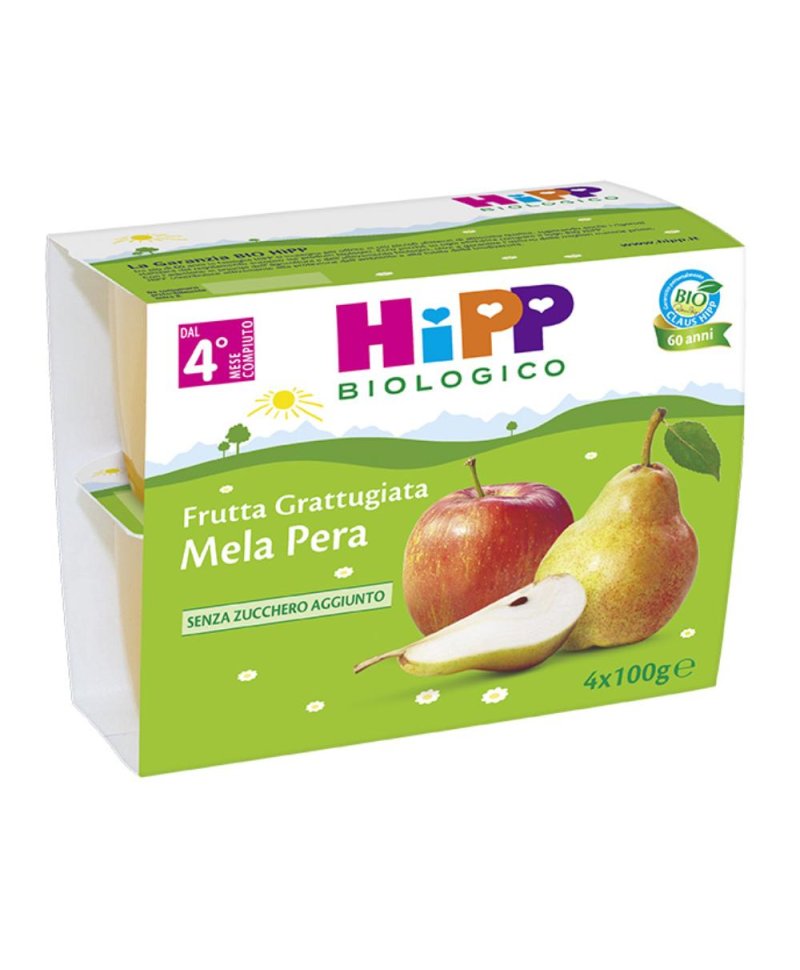 HIPP BIO FRU GRAT MELA/P4X100G