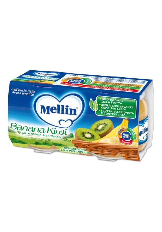 MELLIN OMOG BANANA/KIWI 2X100G