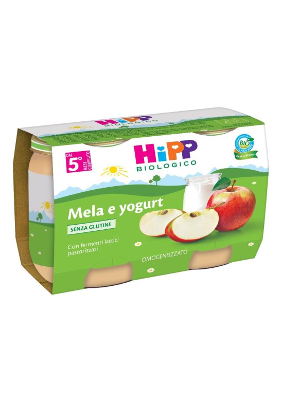 HIPP BIO OMOG MELA/YOGURT2X125