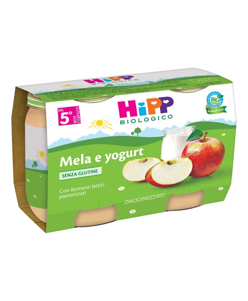 HIPP BIO OMOG MELA/YOGURT2X125