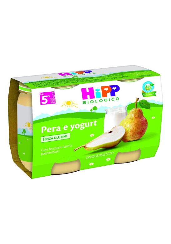 HIPP BIO OMOG PERA/YOGURT2X125