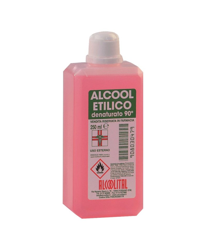 ALCOOL ETIL DENAT 90% 250ML