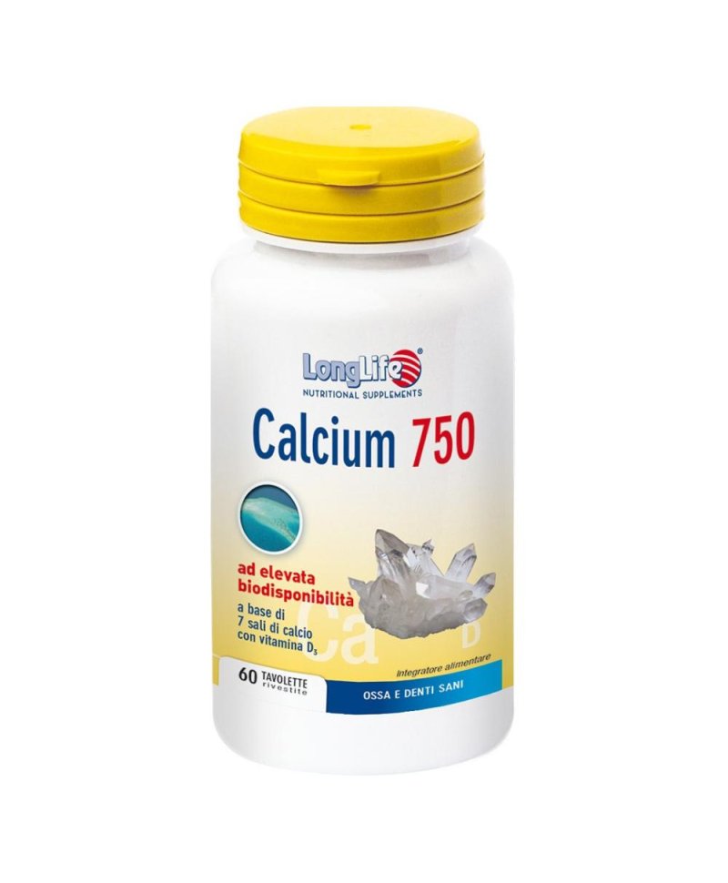 LONGLIFE CALCIUM 750MG 60TAV