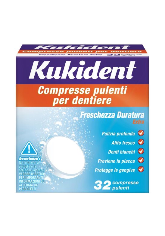 KUKIDENT CLEANSER FRESCH 32 Compresse