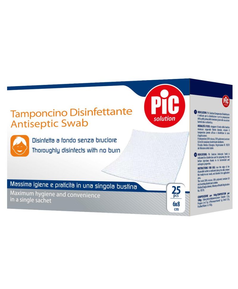 PIC TAMPONI DISINFETTANTI 25PZ