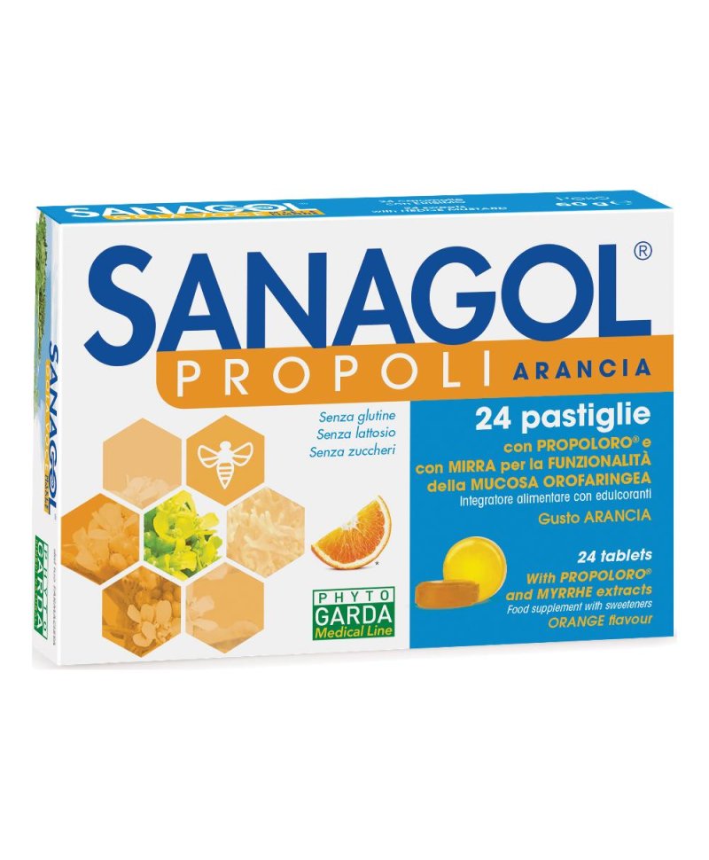 SANAGOL PROPOLI S/Z ARANCIA 24