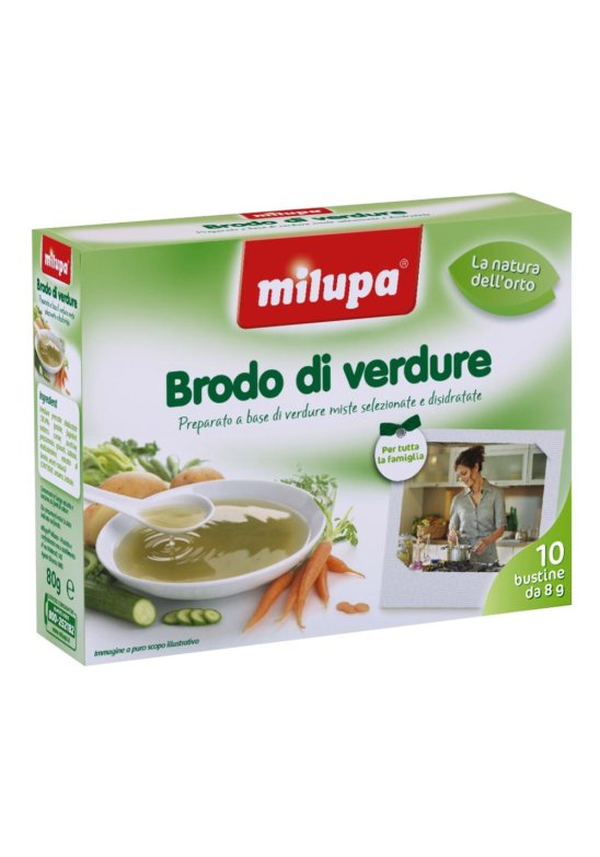 MILUPA LE VERDURE BRODO 10X8G