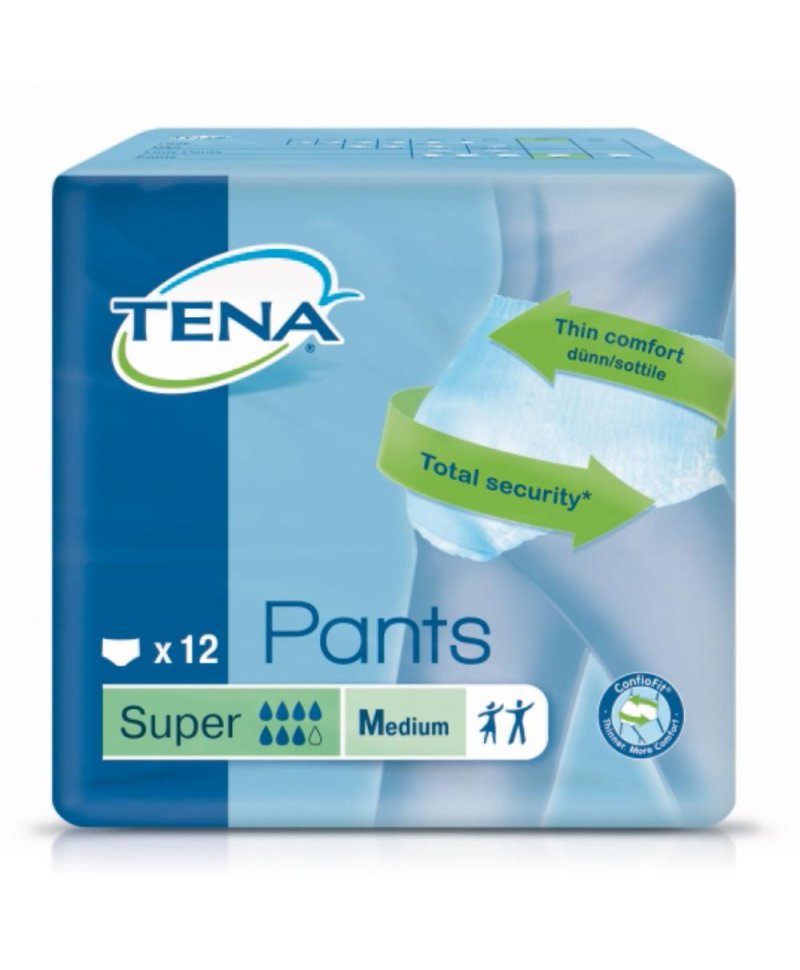 TENA PANTS SUPER PANN M 12PZ