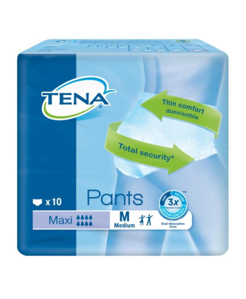 TENA PANTS MAXI PANN M 10PZ