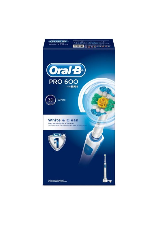 ORALB POWER PC 600 BOX WHI&CLE