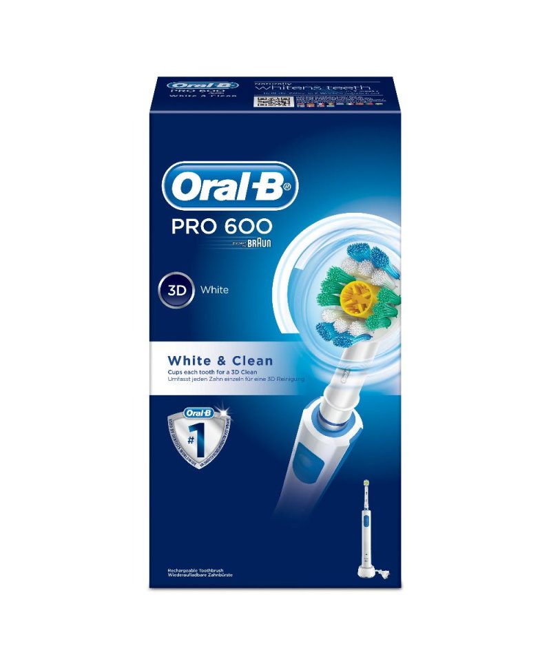 ORALB POWER PC 600 BOX WHI&CLE