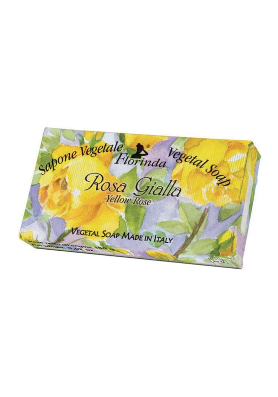 SAPONE VEGETALE ROSA GIALLA