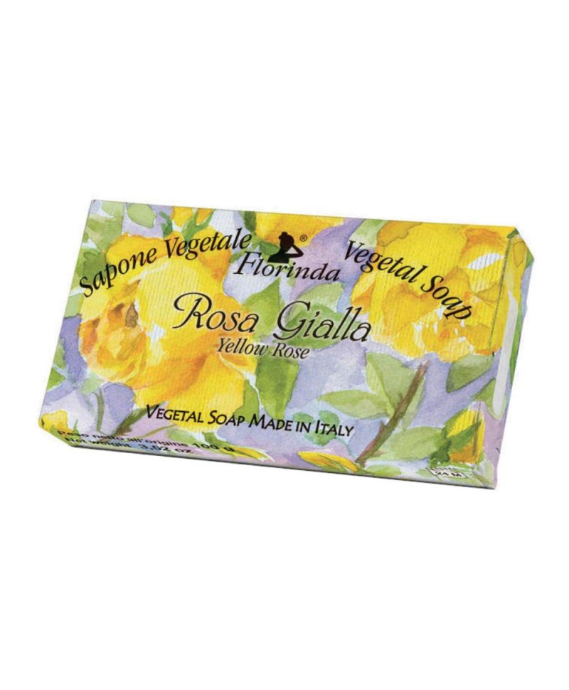 SAPONE VEGETALE ROSA GIALLA